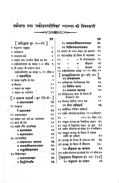 Tarka Bhasa (KSG 155)